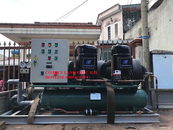 Bàn giao Chiller giải nhiệt nước cho công ty Asia-X - Kho Lạnh Phúc Hải - Công Ty TNHH Thương Mại Dịch Vụ Cơ Điện Lạnh Phúc Hải